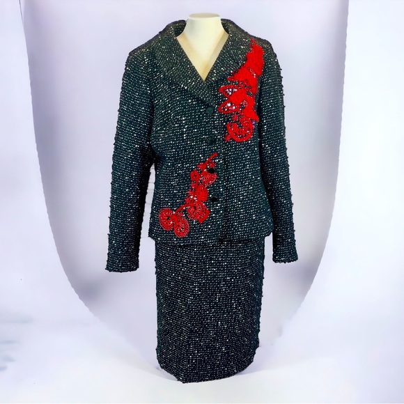 Teri Jon Jackets & Blazers - Rickie Freeman for TERI JON beautiful women’s jacket with matching skirt.